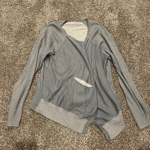 Gray Asymmetrical Sweater